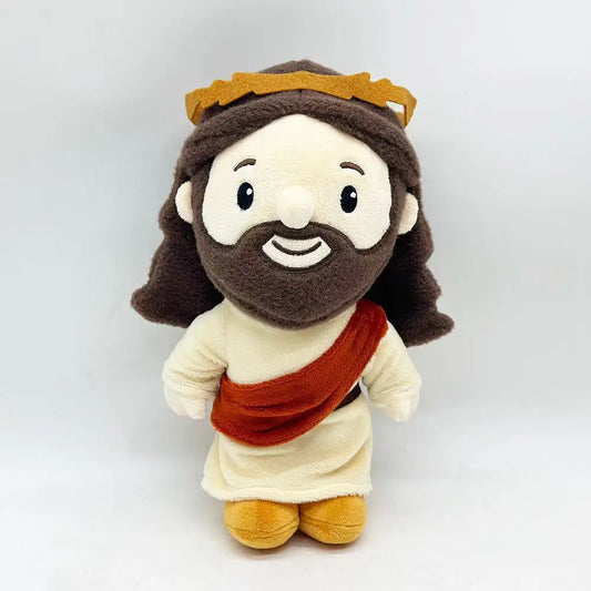 Jezus Knuffel 10 en 28 cm | Handgemaakte Pluche Pop De Knuffel