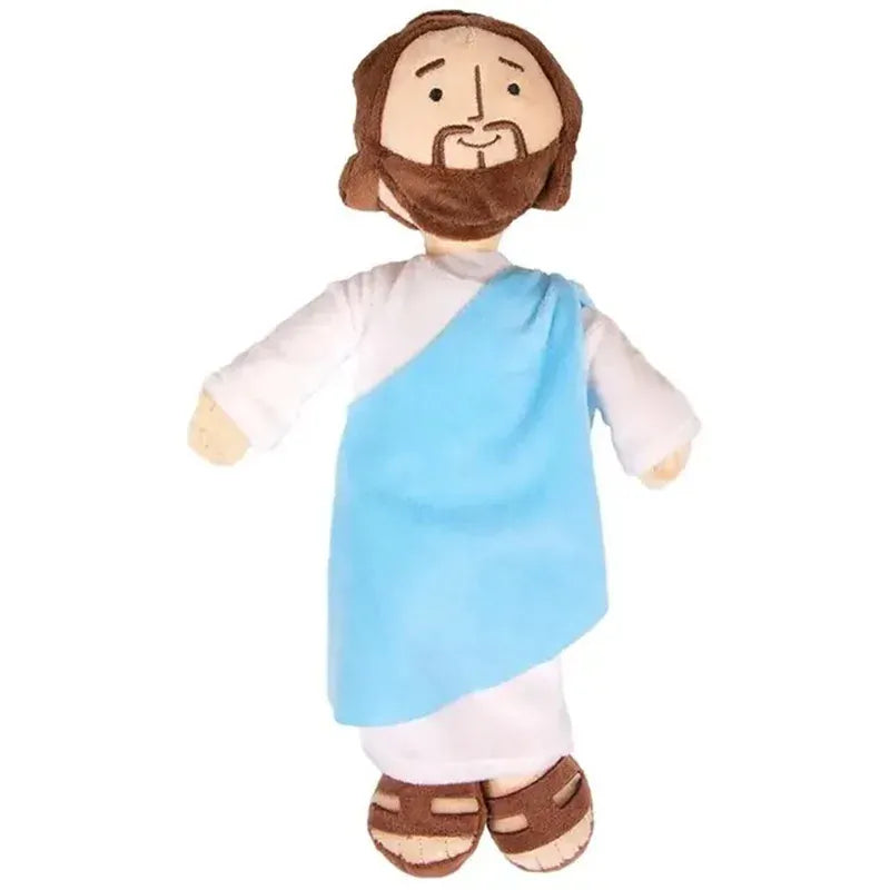 Jezus Knuffel | Zachte Pluche Pop Rood of Blauw De Knuffel Blauw