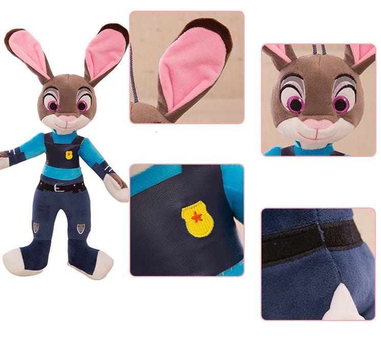 Judy Hopps Knuffel Zootopia Disney Zachte Knuffel Met Politieuniform De Knuffel