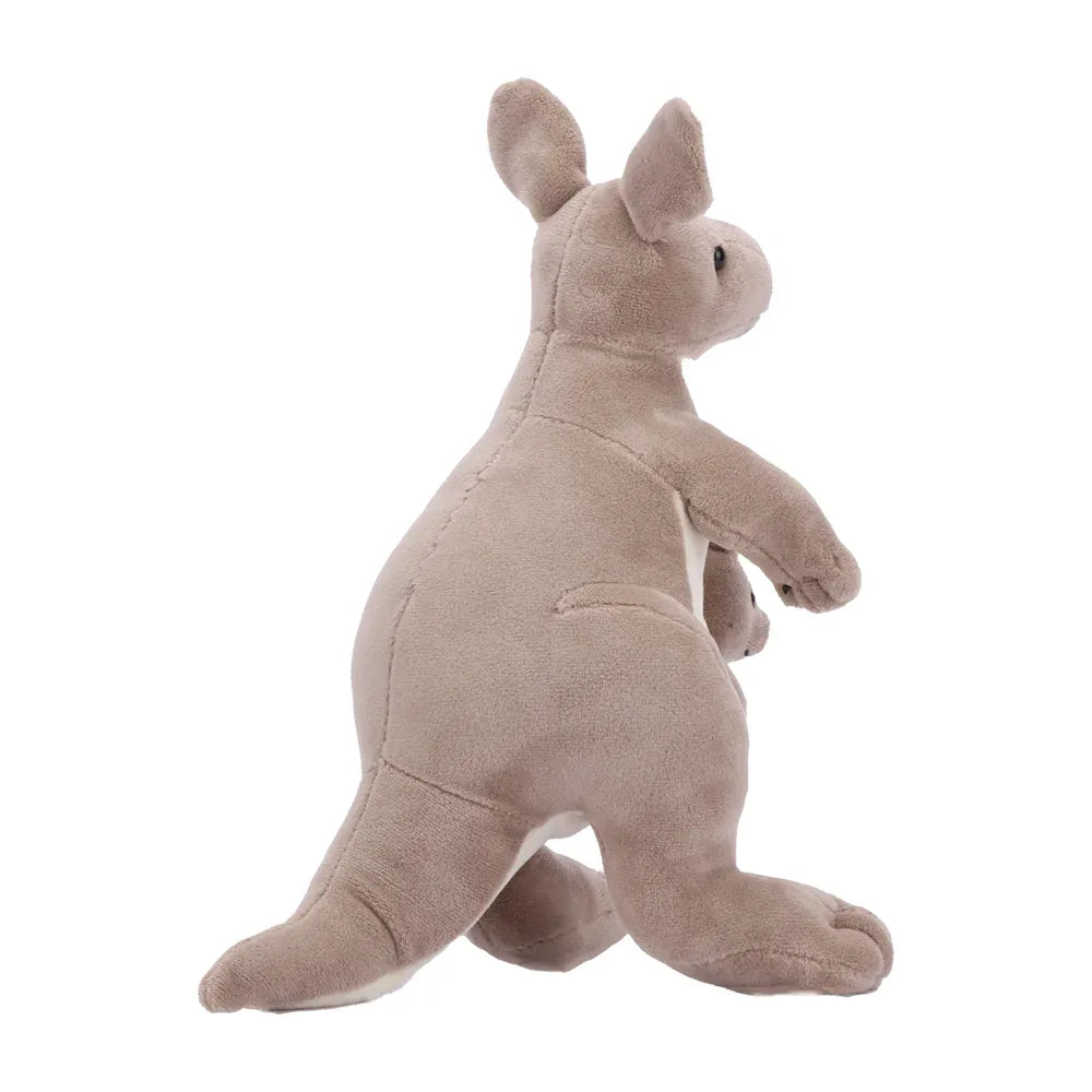 Kangoeroe Knuffel met Baby | Pluche Moeder en Kind De Knuffel