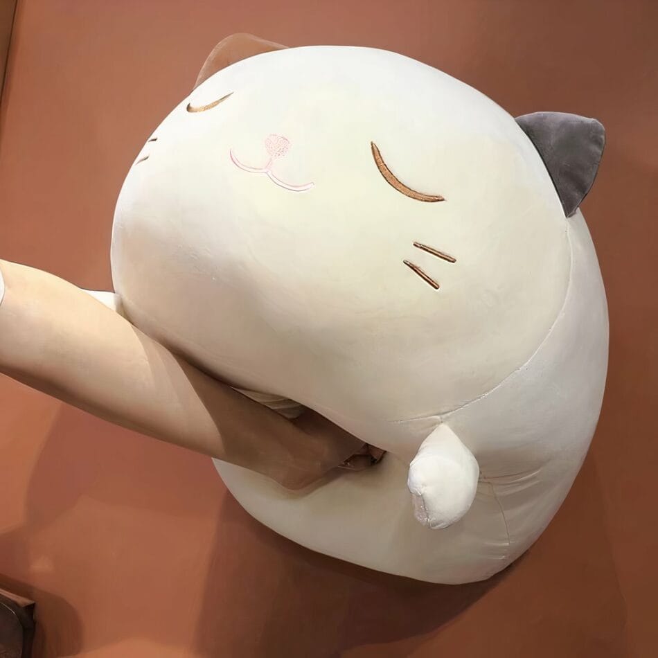 Katoenen Kat Knuffelkussen Voor Kinderen Zacht En Veilig De Knuffel