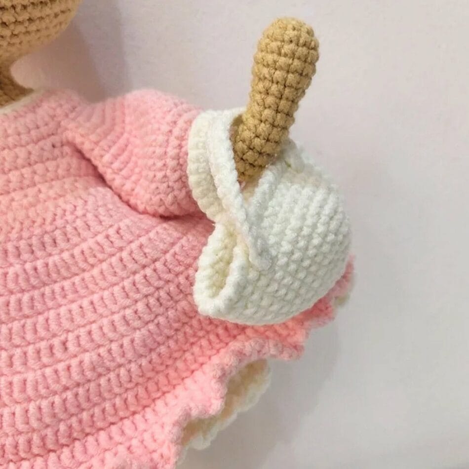 Katoenen Knuffel Konijn Crochet Coquette Handgemaakt De Knuffel