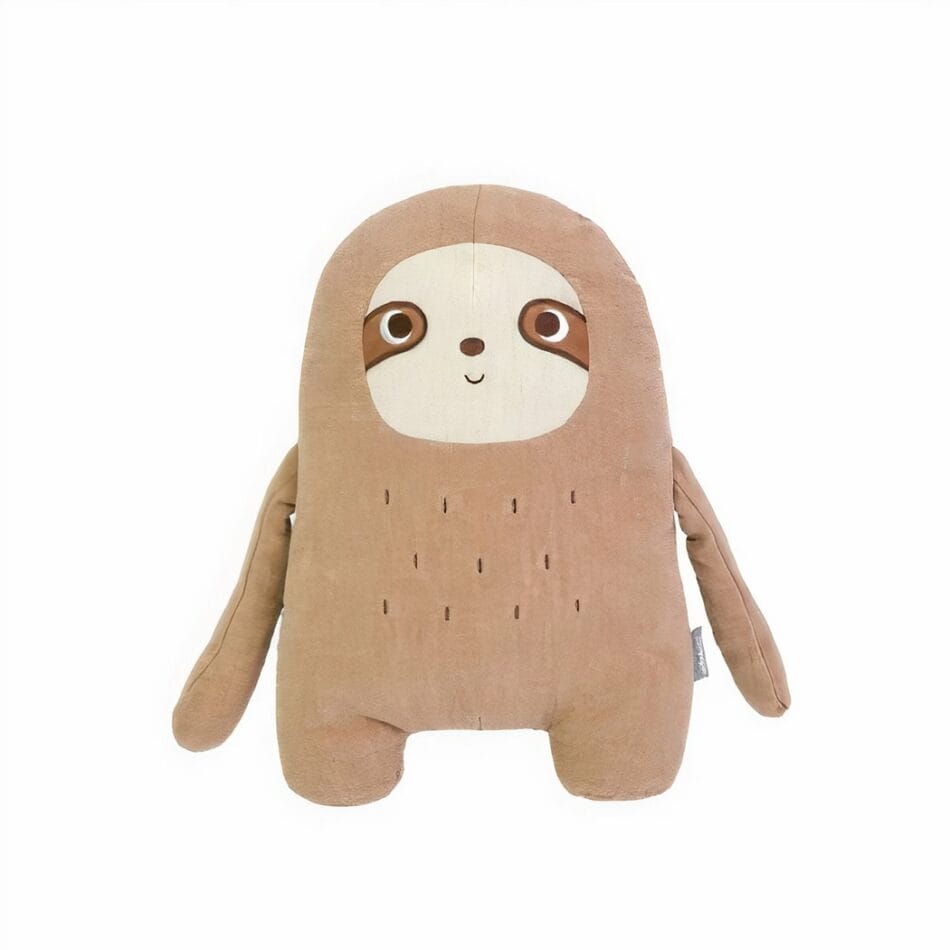 Katoenen Luiaard Knuffel Zacht Lichtgewicht Reisgenoot De Knuffel