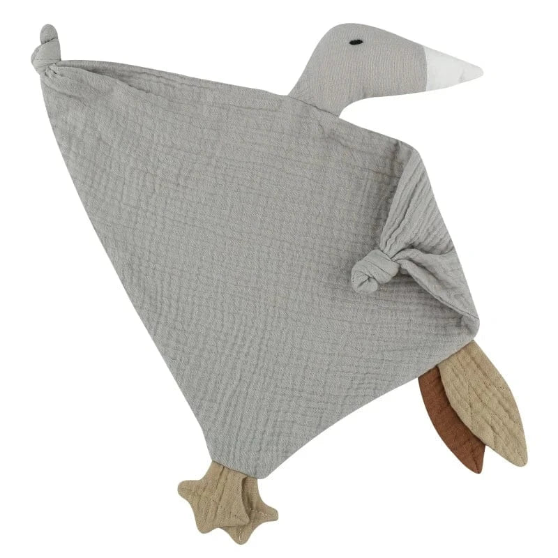 Katoenen Slabbet met Knuffelkonijn De Knuffel goose 5-45x50cm