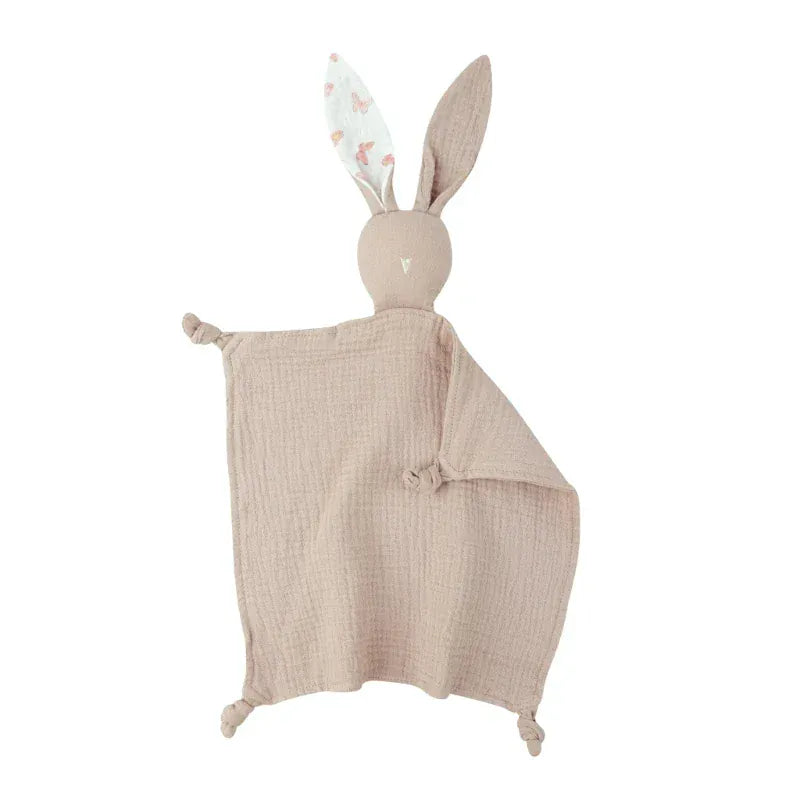 Katoenen Slabbet met Knuffelkonijn De Knuffel rabbit C3-45x28cm