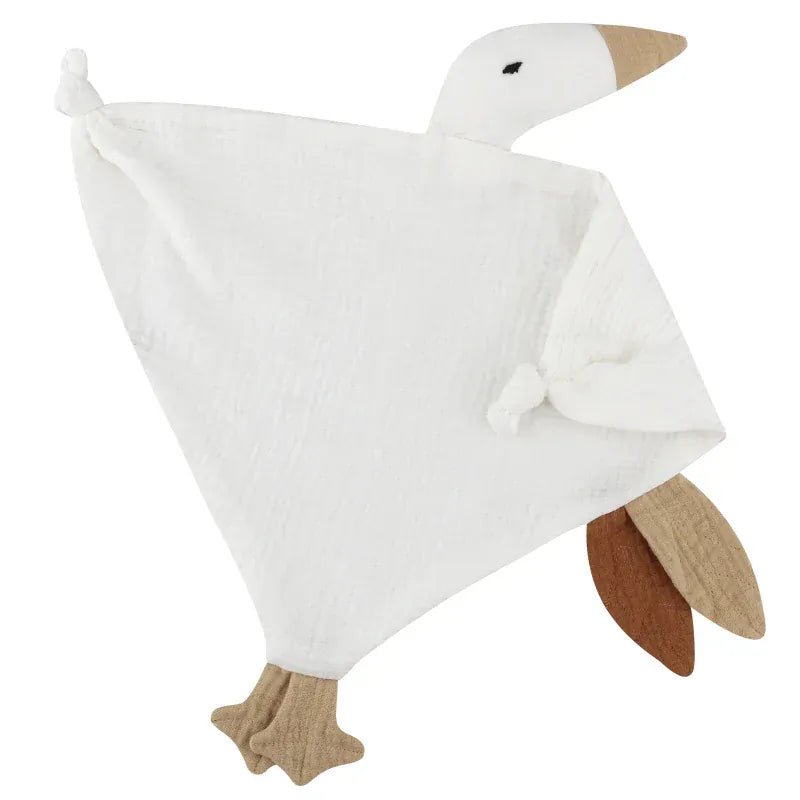 Katoenen Slabbet met Knuffelkonijn De Knuffel goose 9-45x50cm