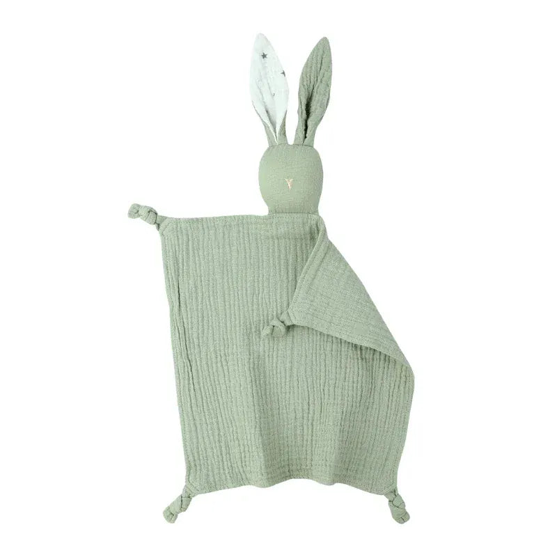 Katoenen Slabbet met Knuffelkonijn De Knuffel rabbit C5-45x28cm