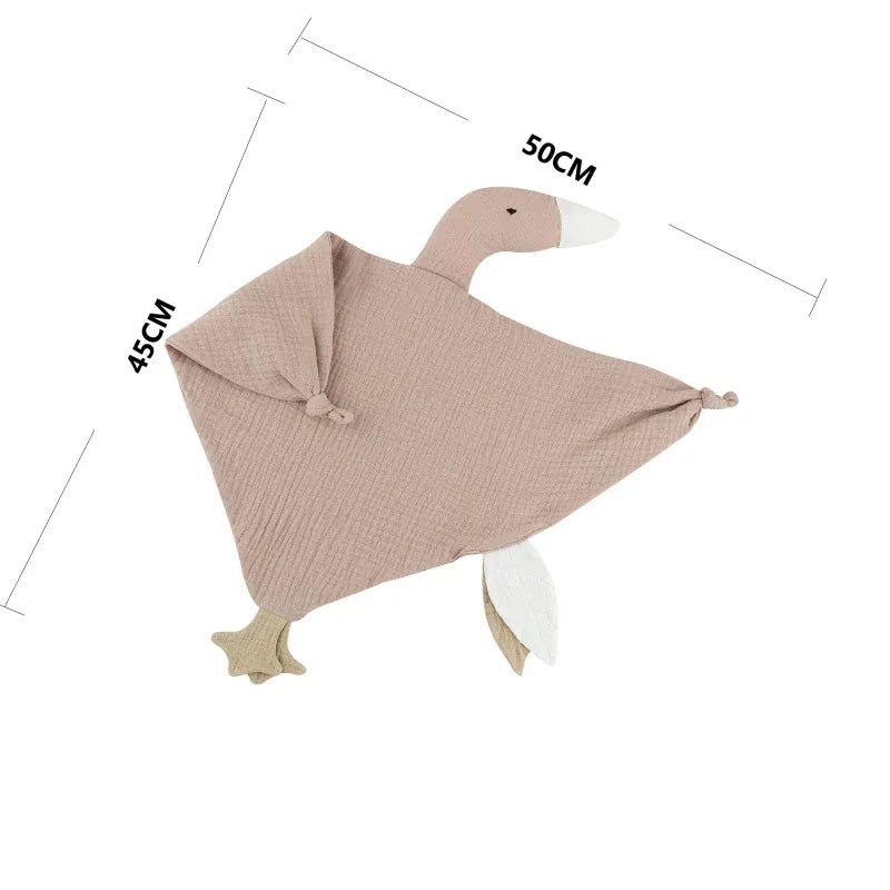 Katoenen Slabbet met Knuffelkonijn De Knuffel goose 1-45x50cm