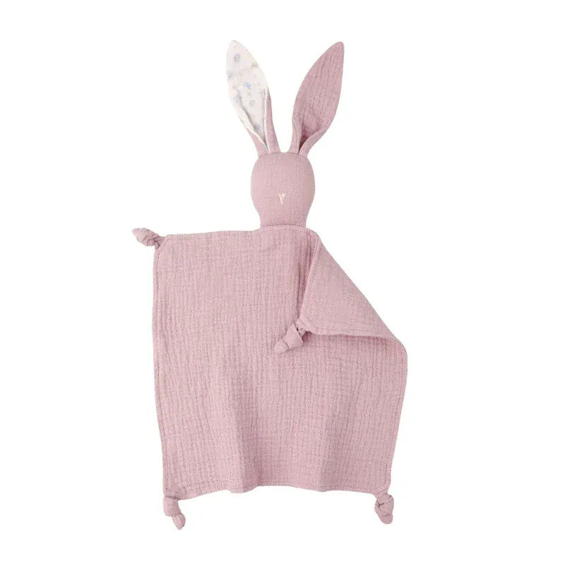 Katoenen Slabbet met Knuffelkonijn De Knuffel rabbit C1-45x28cm