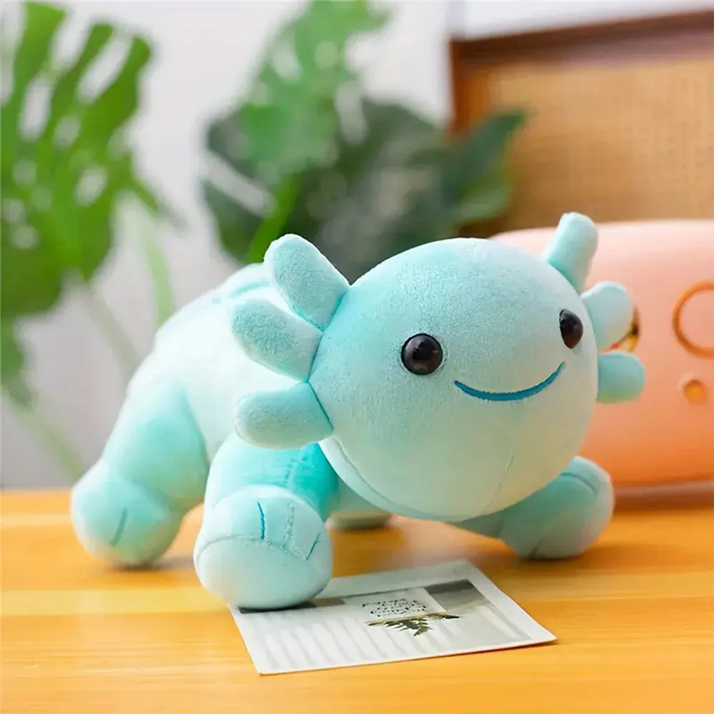 Kawaii Axolotl Knuffel 25 cm | 4 Kleuren De Knuffel