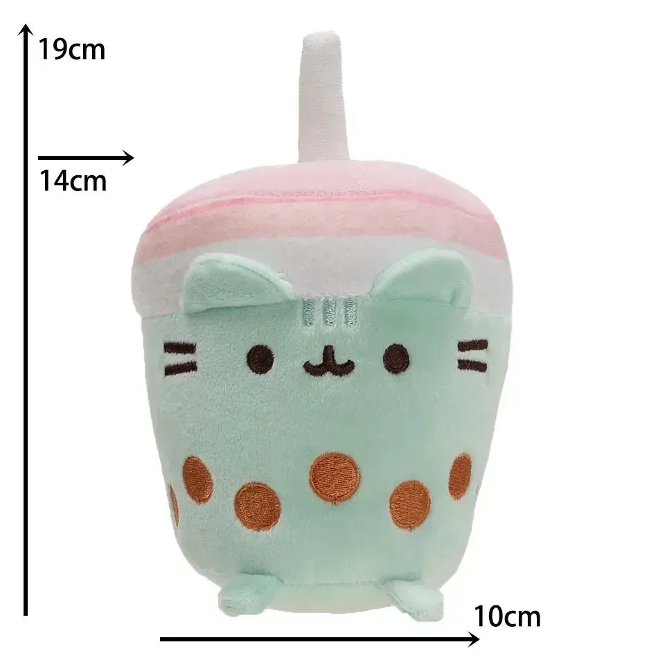 Kawaii Kat Knuffel | Donut, Eenhoorn en Engel Pluche De Knuffel Melktheekat