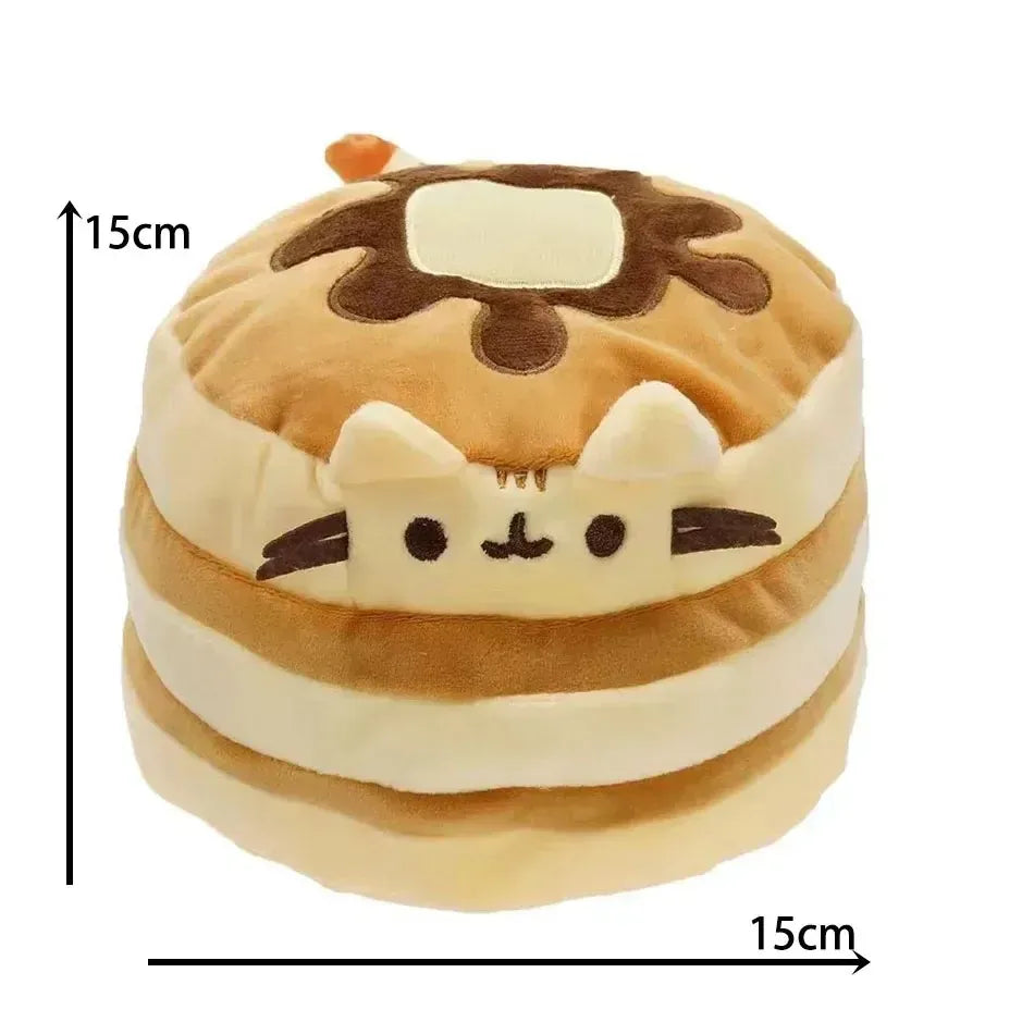 Kawaii Kat Knuffel | Donut, Eenhoorn en Engel Pluche De Knuffel Hamburgerkat