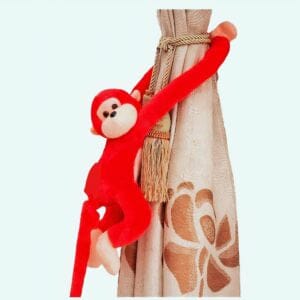 Kawaii Knuffel Aap met Lange Groene Staart De Knuffel