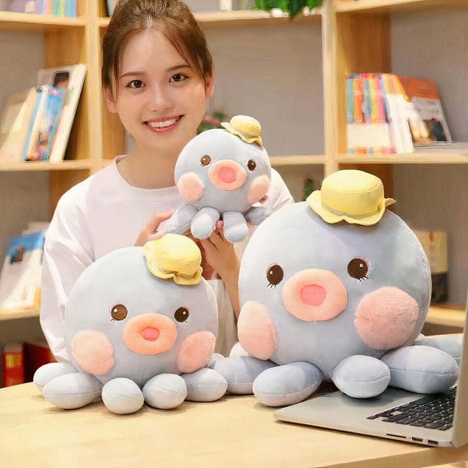 Kawaii Knuffel Octopus Met Acht Armen Verzamelbare Speelse Plush De Knuffel