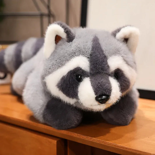Kawaii Raccoon Knuffel 40 of 55 cm | Zacht Knuffelkussen De Knuffel