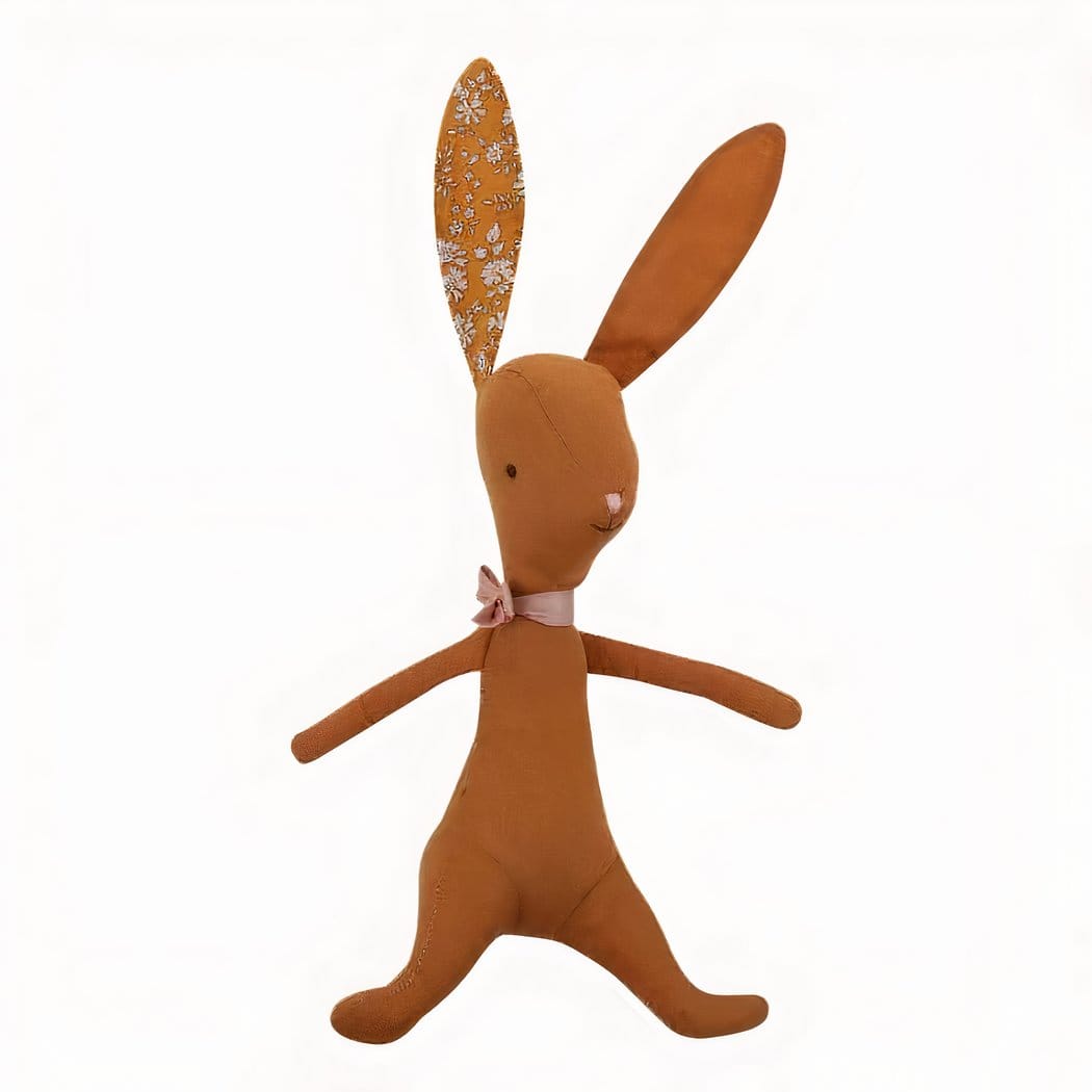 Kawaii Zachte Knuffel Konijn Met Grote Oren De Knuffel oranje