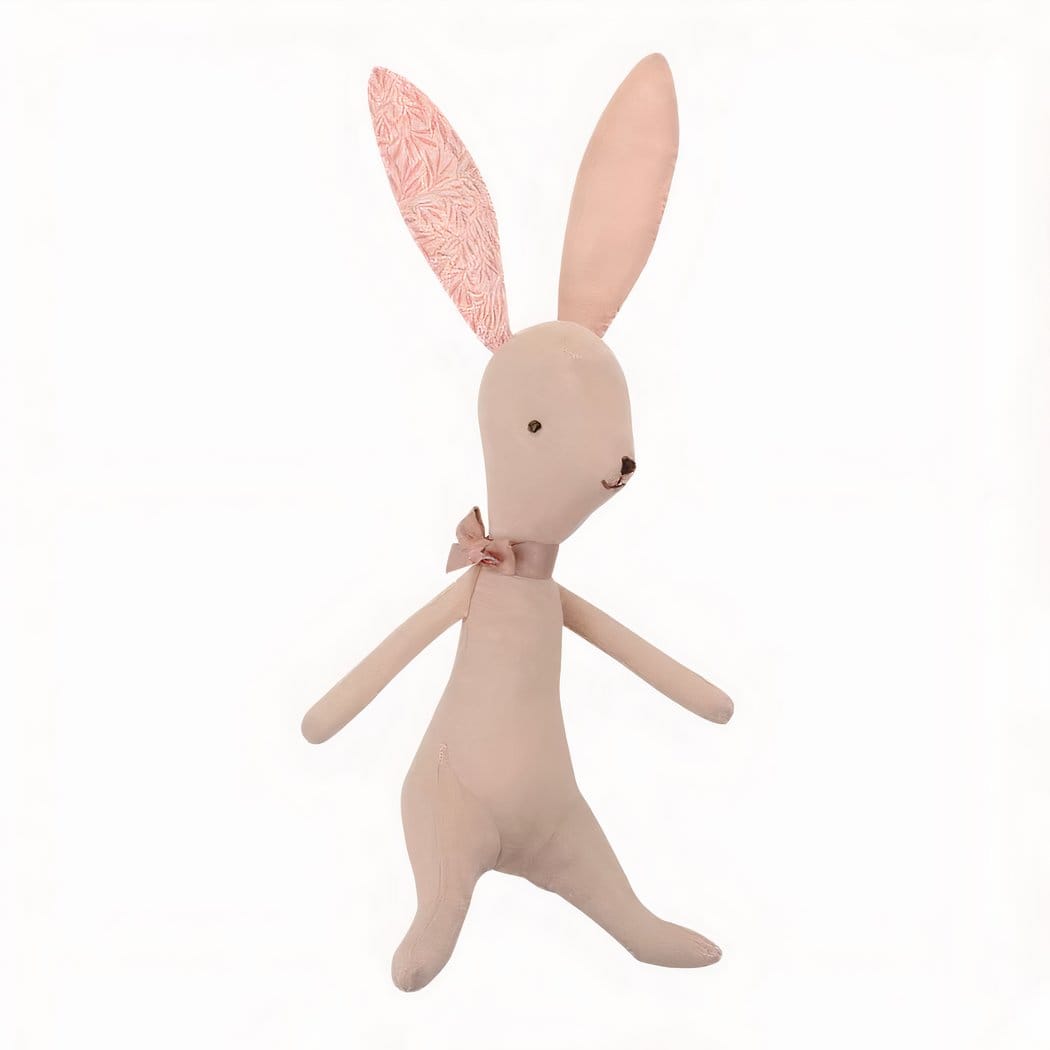 Kawaii Zachte Knuffel Konijn Met Grote Oren De Knuffel roze
