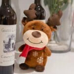 Kerst Hertje Knuffel met Sjaal Zachte Vacht voor Kinderen De Knuffel