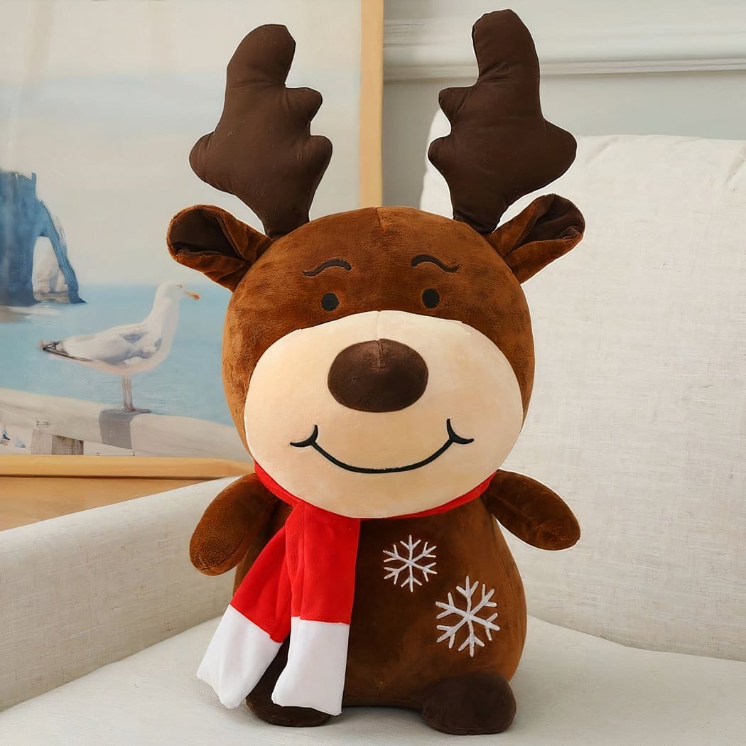 Kerst Hertje Knuffel met Sjaal Zachte Vacht voor Kinderen De Knuffel
