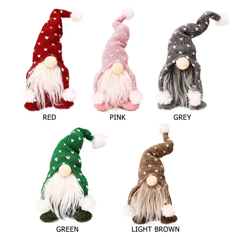 Kerst Kabouter Knuffel | Pluche Gnoom in 5 Kleuren De Knuffel