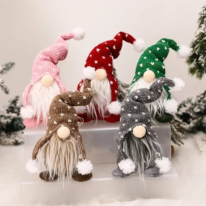 Kerst Kabouter Knuffel | Pluche Gnoom in 5 Kleuren De Knuffel