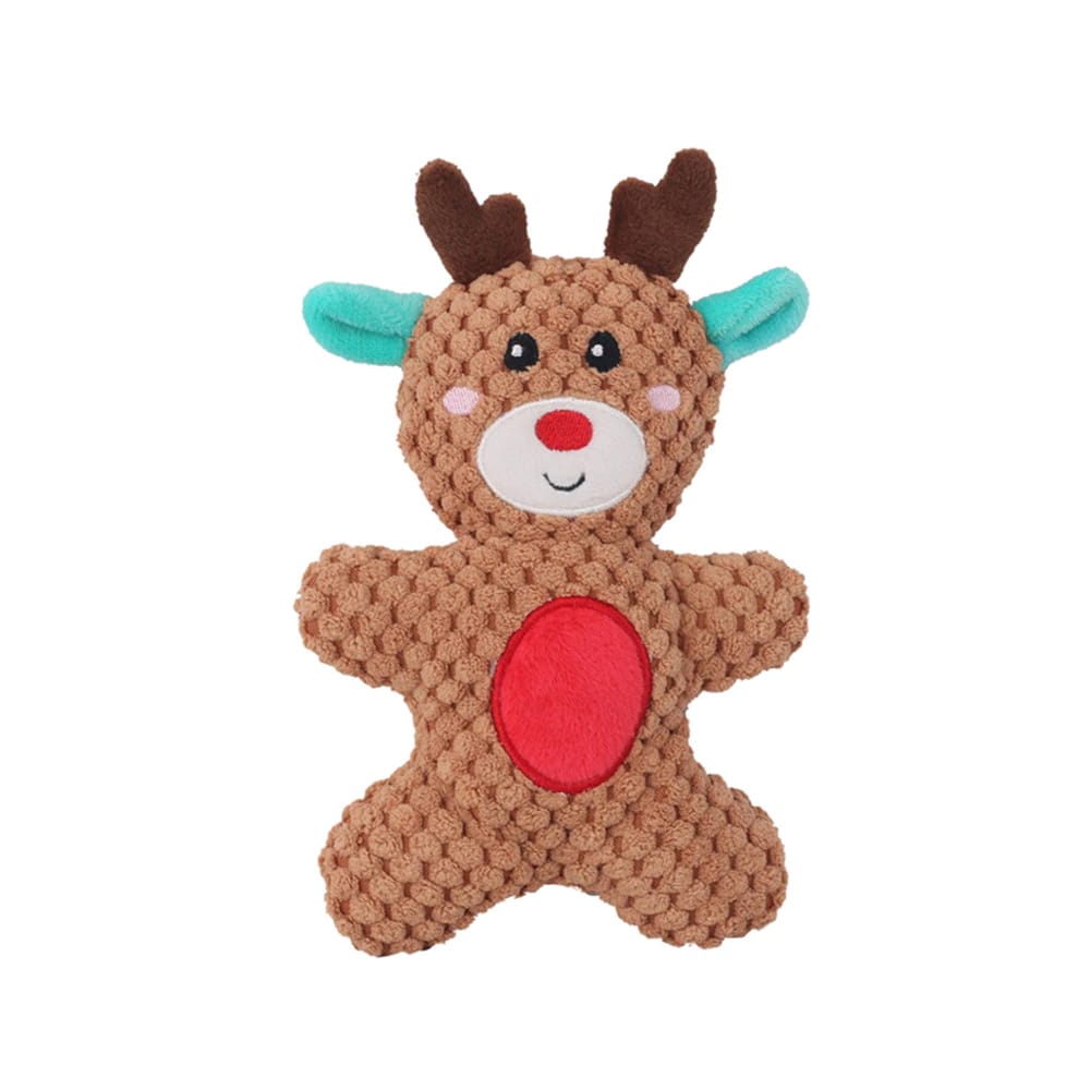 Kerst Knuffel Hertje Peperkoek Rendier Pluche De Knuffel