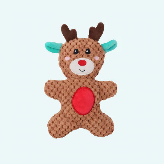 Kerst Knuffel Hertje Peperkoek Rendier Pluche De Knuffel