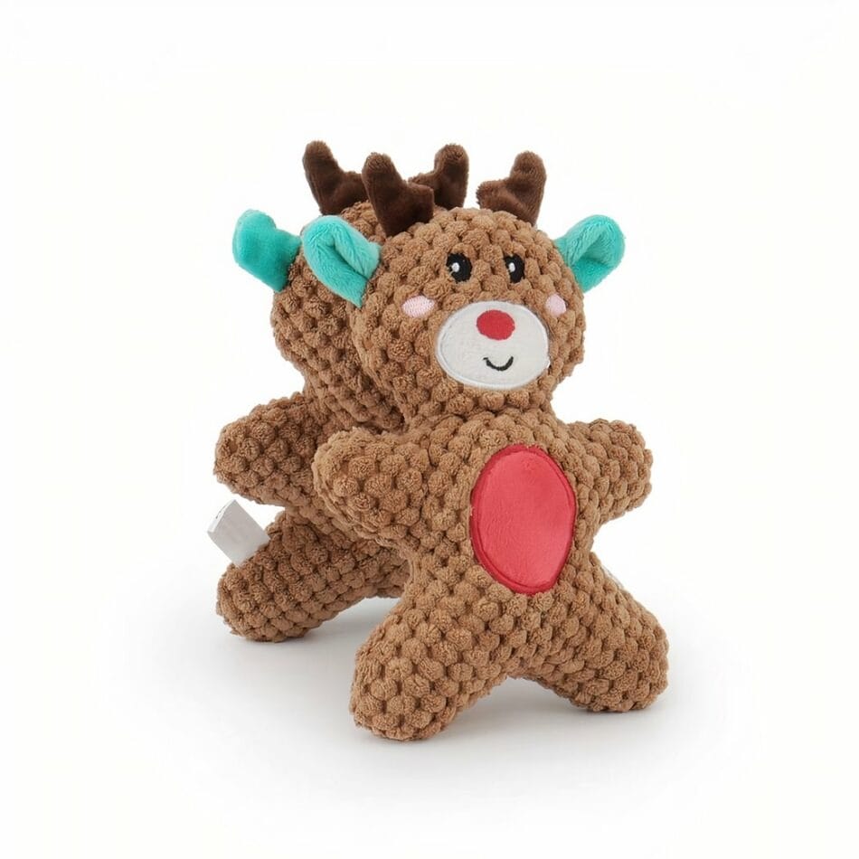 Kerst Knuffel Hertje Peperkoek Rendier Pluche De Knuffel