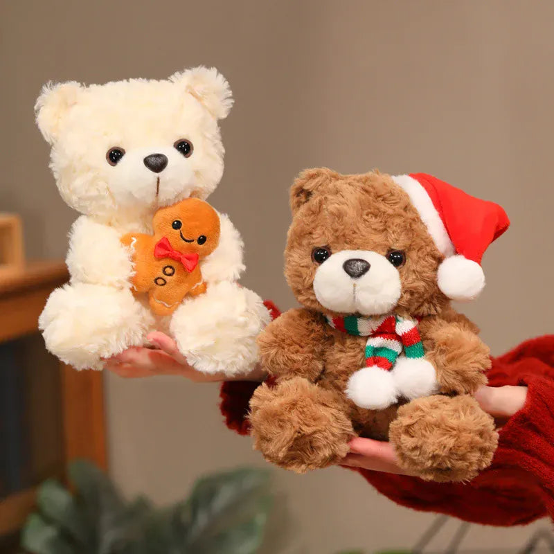 Kerst Knuffel | Teddybeer, Peperkoekman of Kerstboom, 6 Modellen De Knuffel