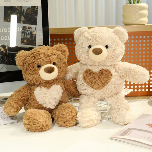 Kerst Teddybeer 28 cm | Knuffelbeer in 2 Modellen De Knuffel