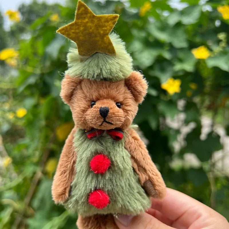 Kerst Teddybeer Knuffel | Beertje in Kerstboompakje De Knuffel