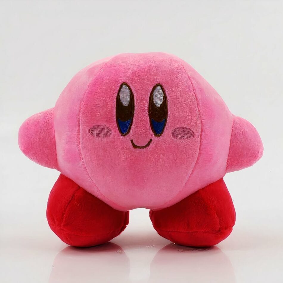 Kirby Glimlachende Knuffel Roze of Blauwe 14 cm De Knuffel
