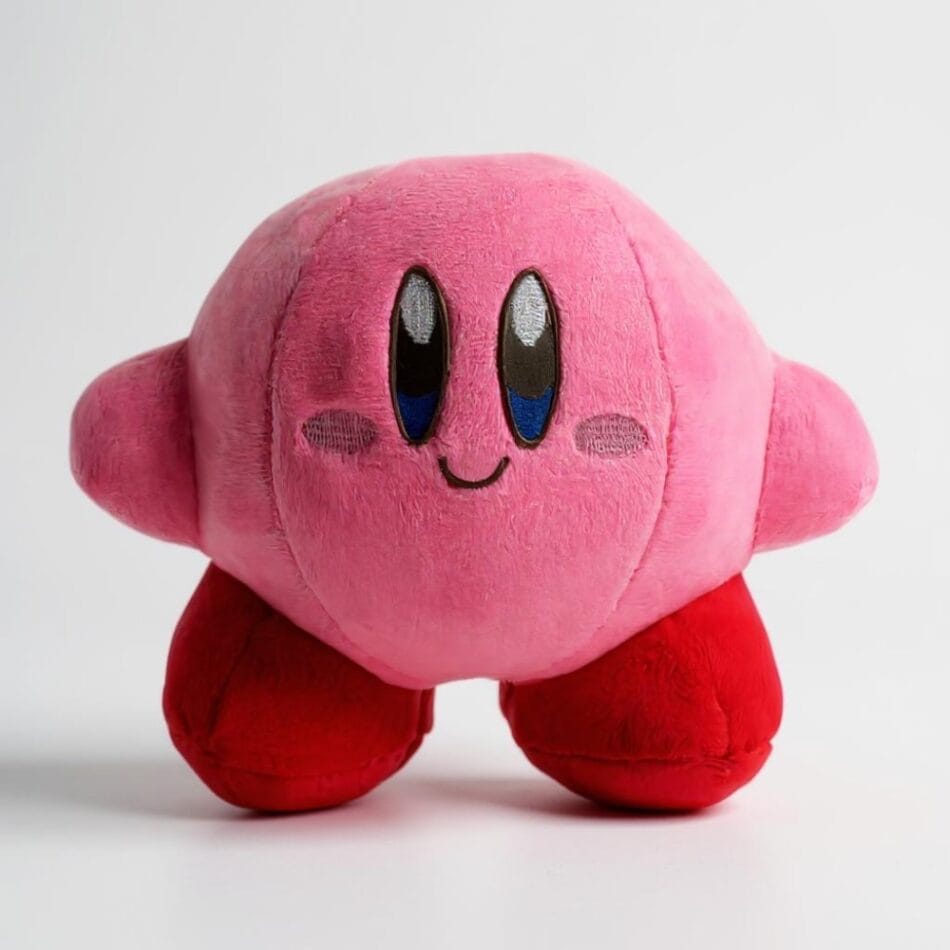 Kirby Glimlachende Knuffel Roze of Blauwe 14 cm De Knuffel