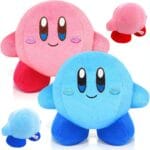 Kirby Glimlachende Knuffel Roze of Blauwe 14 cm De Knuffel