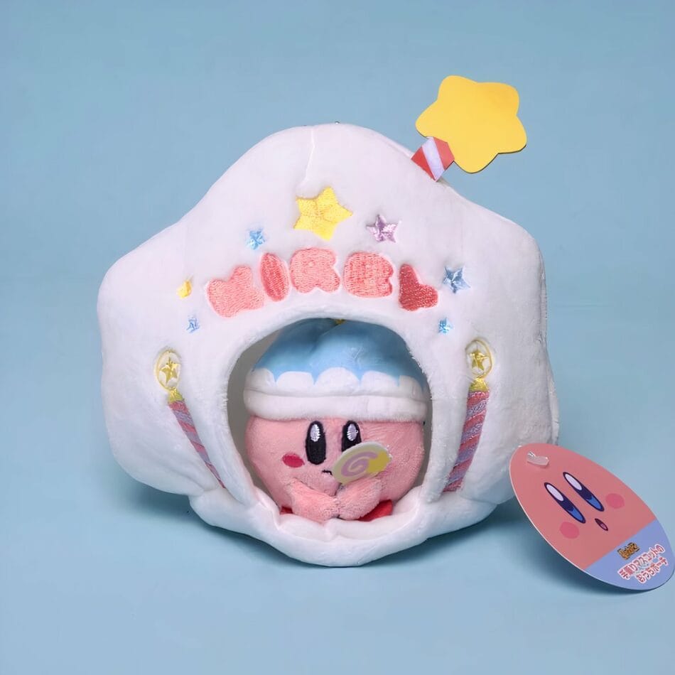 Kirby Knuffel Roze Met Witte Ster 11 Cm Nintendo De Knuffel