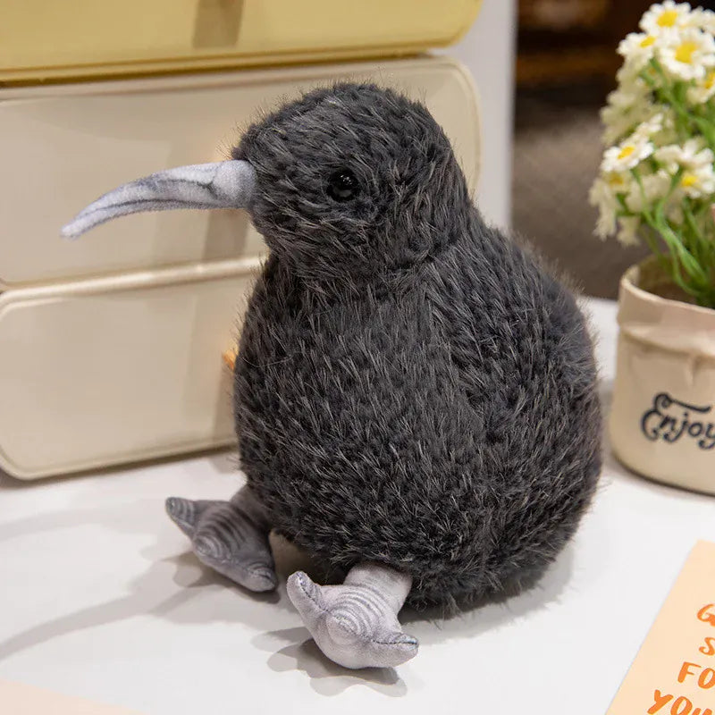 Kiwi Vogel Knuffel 18 cm | Schattig Vogeltje in 3 Kleuren De Knuffel Model C