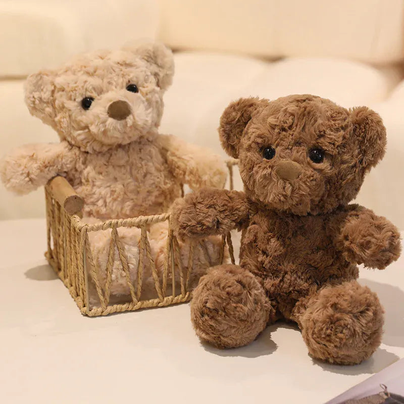Klassieke Teddybeer Knuffel 30 cm | Kaki of Bruin De Knuffel