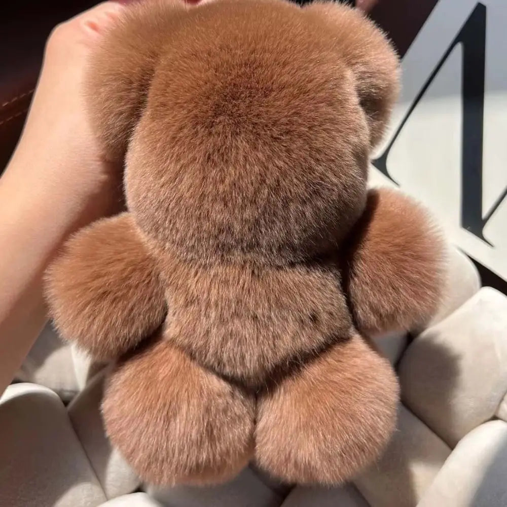 Klein Beertje Knuffel Sleutelhanger | Bruin of Kaki De Knuffel