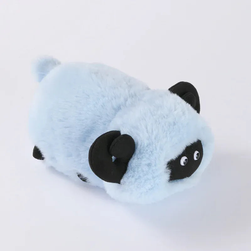 Klein Schaapje Knuffel 14 cm | Lammetje met Zwart Gezicht, 6 Kleuren De Knuffel Model E
