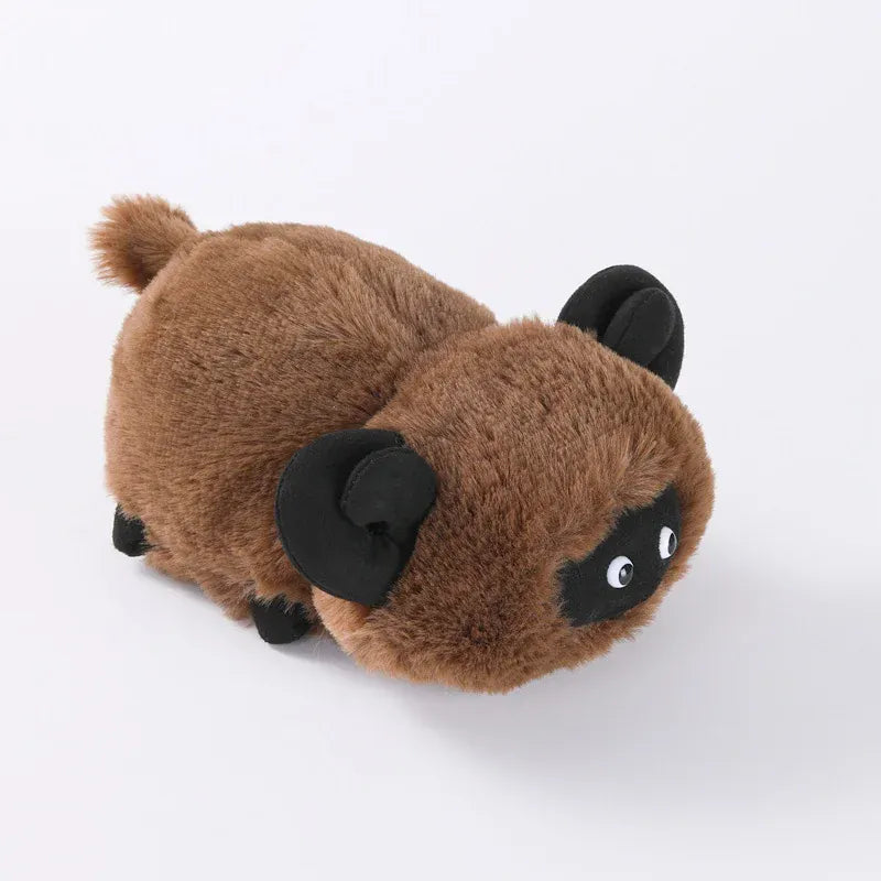Klein Schaapje Knuffel 14 cm | Lammetje met Zwart Gezicht, 6 Kleuren De Knuffel Model C