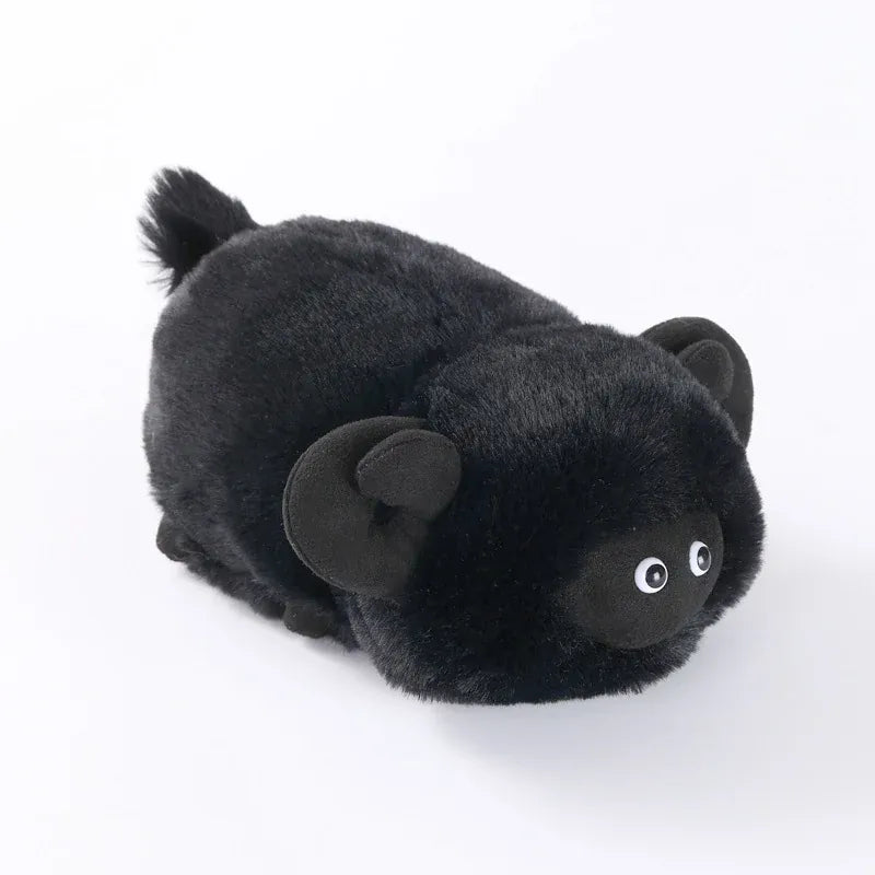 Klein Schaapje Knuffel 14 cm | Lammetje met Zwart Gezicht, 6 Kleuren De Knuffel Model B