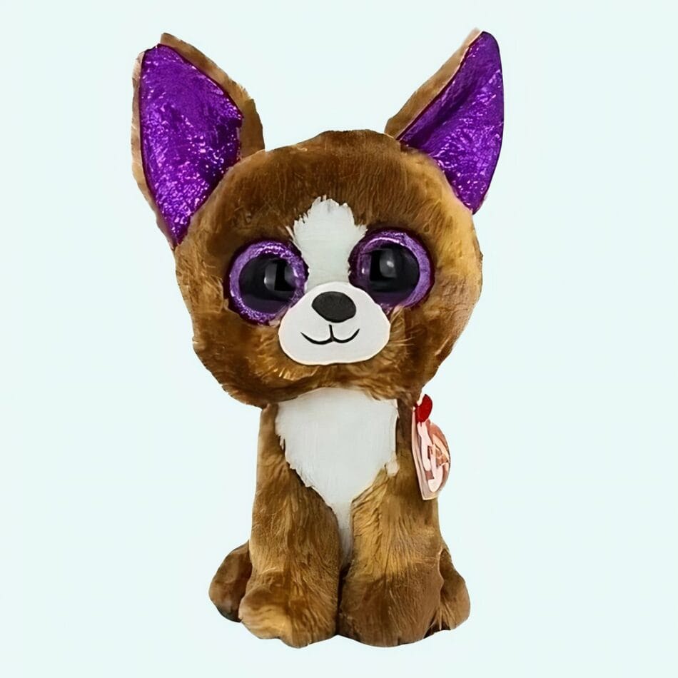 Kleine Bruine Knuffelhond Zachte Troostknuffel De Knuffel