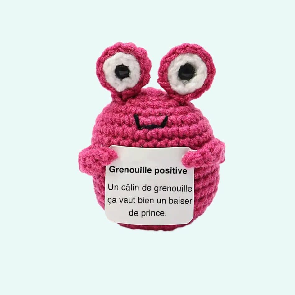 Kleine Crochet Kikker Knuffel Positieve Metgezel De Knuffel