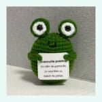 Kleine Crochet Kikker Knuffel Positieve Metgezel De Knuffel