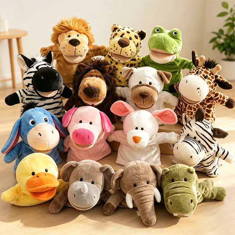 Kleine Dieren Handpop 25 cm | 24 Schattige Modellen De Knuffel
