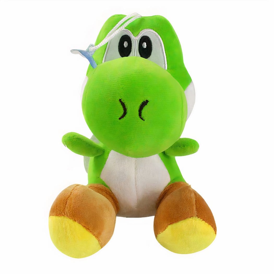 Kleine Groene Yoshi Knuffel Uit Super Mario De Knuffel groen