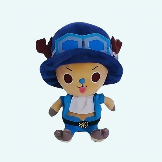 Kleine Knuffel Chopper One Piece Blauw Banpresto Qposket 10 Cm De Knuffel
