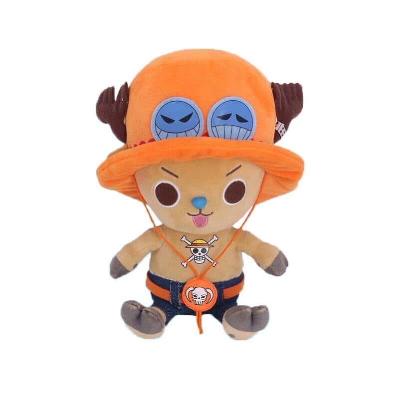 Kleine Knuffel Chopper One Piece Oranje 10 Cm Ultra Zacht De Knuffel