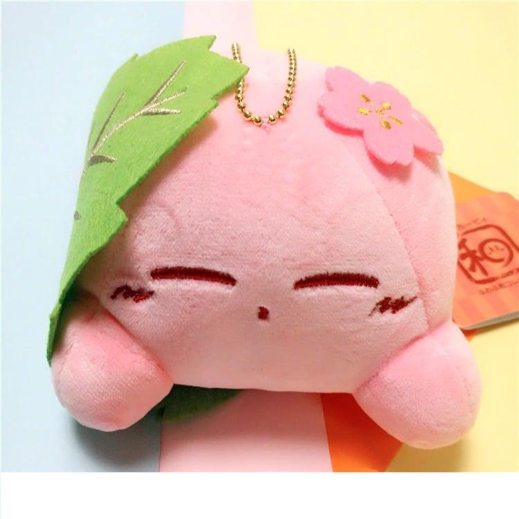 Kleine Knuffel Kirby met Groen Blad Nintendo Plush De Knuffel