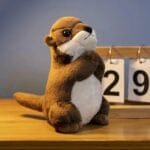 Kleine Knuffel Otter Biddend Zachte Vacht 19 cm De Knuffel